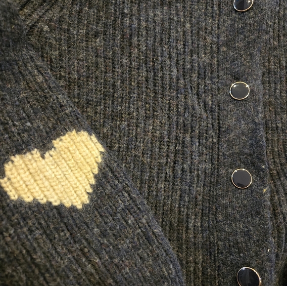 Anthropologie Heart Hoodie cardigan Sweater XS - Picture 7 of 7